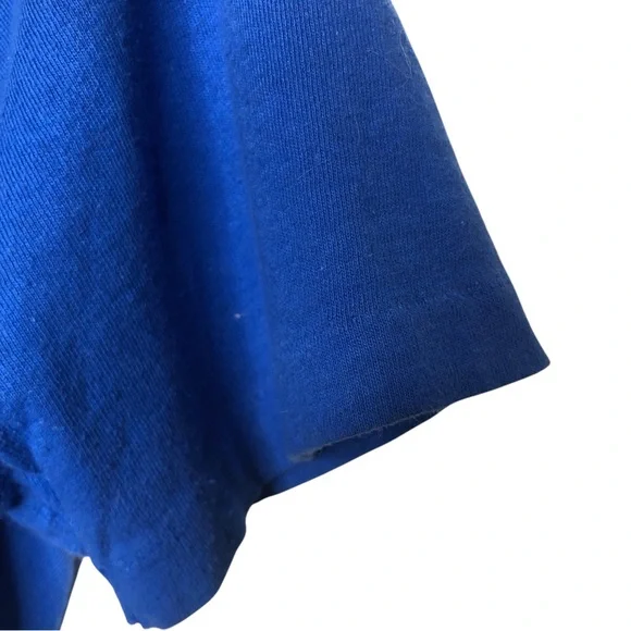 VINTAGE 80s Tucker’s Tees Blue I Survived the Bermuda Triangle Graphic T-shirt - Picture 3 of 5